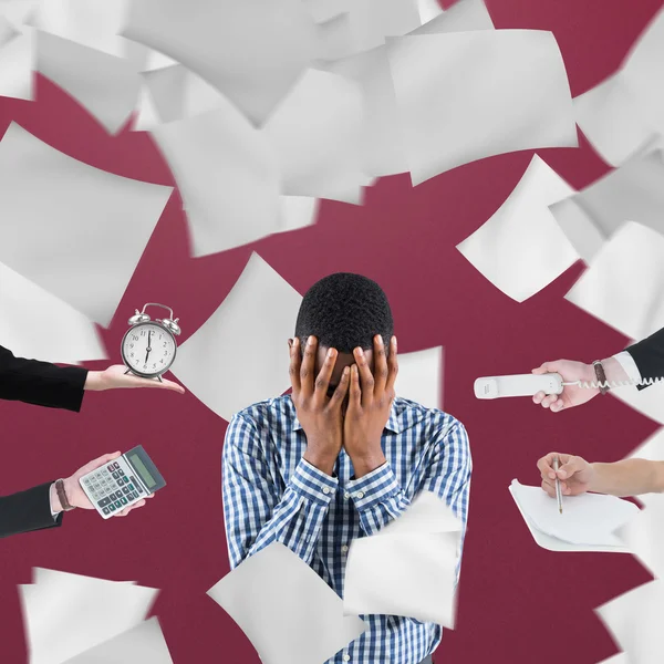 Well dressed annoyed businessman — Stock Photo, Image