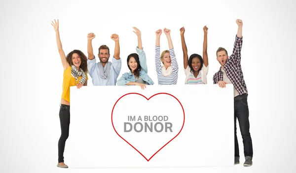 Campaña de donación de sangre — Foto de Stock