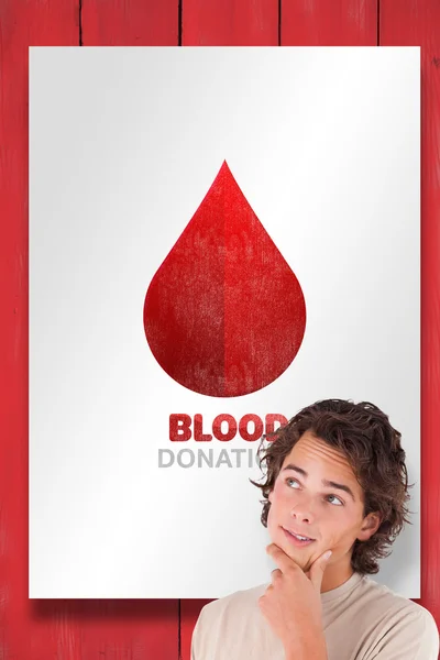 Tarjeta de donación de sangre —  Fotos de Stock