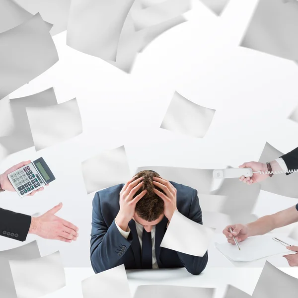 Well dressed annoyed businessman — Stock Photo, Image