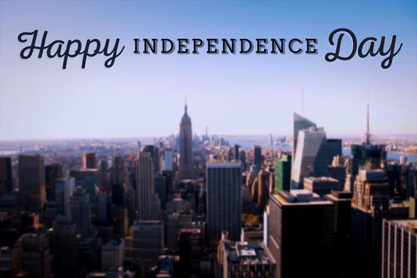 Составное изображение дня независимости графическое — стоковое фото