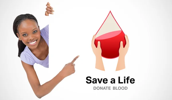 Campaña de donación de sangre — Foto de Stock