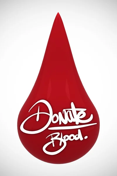 Imagem composta de doação de sangue — Fotografia de Stock