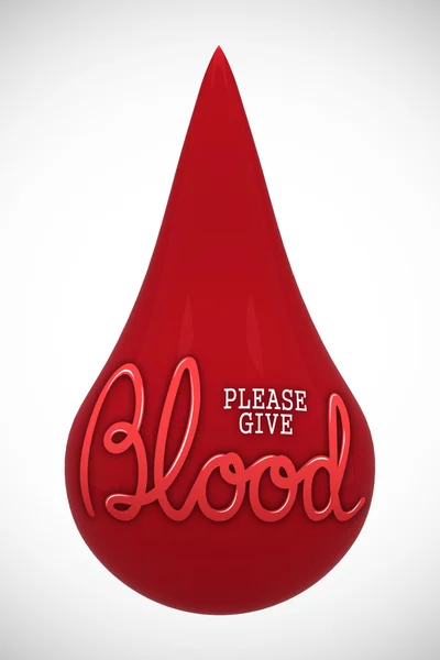 Composite image of blood donation — Stock Photo, Image