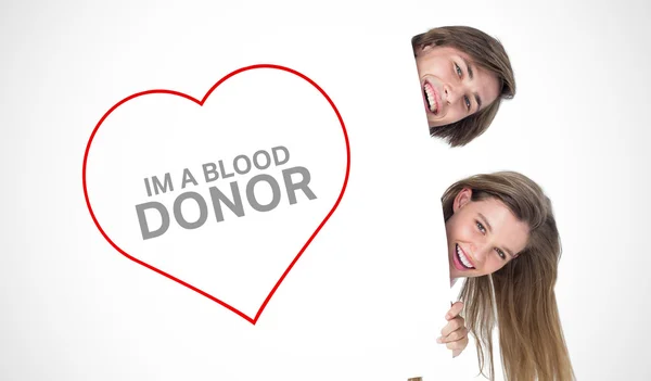 Blodet donation kampanj — Stockfoto