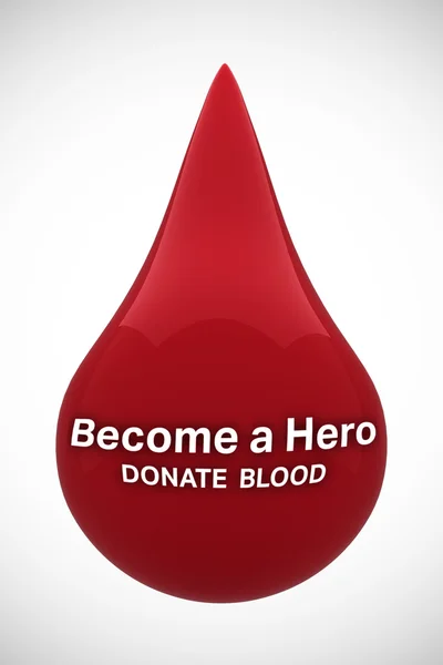 Imagen compuesta de donación de sangre — Foto de Stock