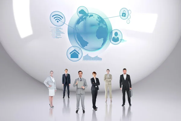 Composite image of business team — Stock Photo, Image