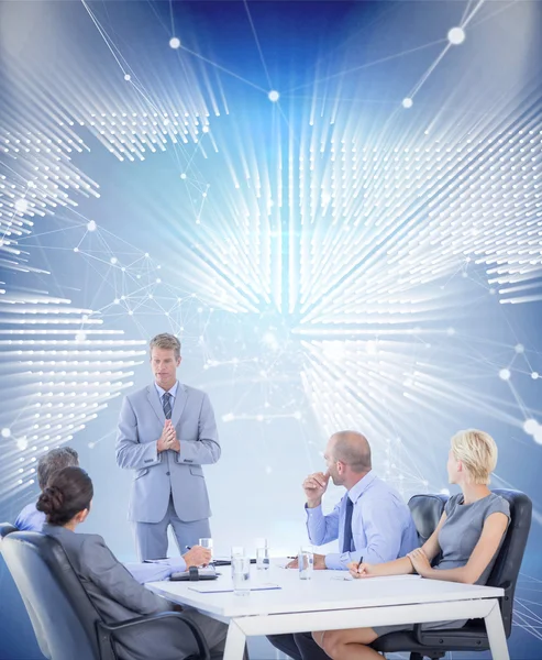 Business people listening during meeting — Stock Photo, Image