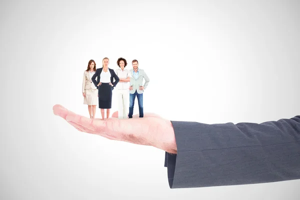 Business team looking at camera — Stock Photo, Image