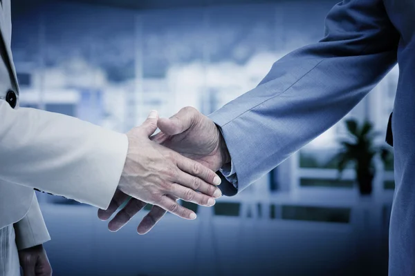 Business people shaking their hands — Stock Photo, Image