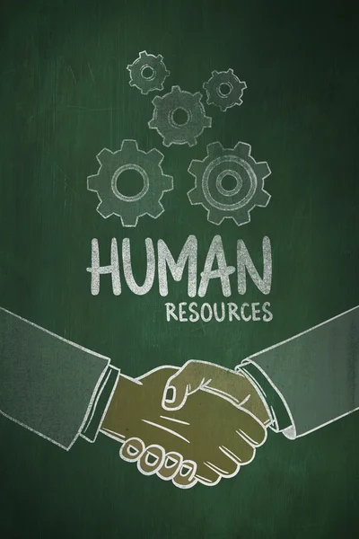 Human resources doodle — Stock Photo, Image