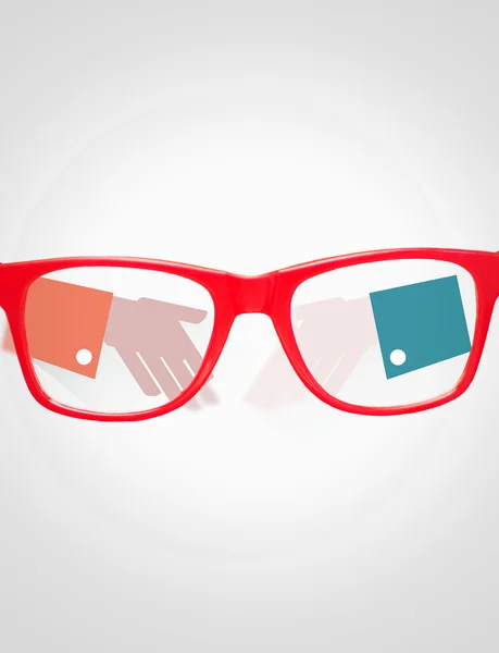 Composite image of glasses — Stock Photo, Image