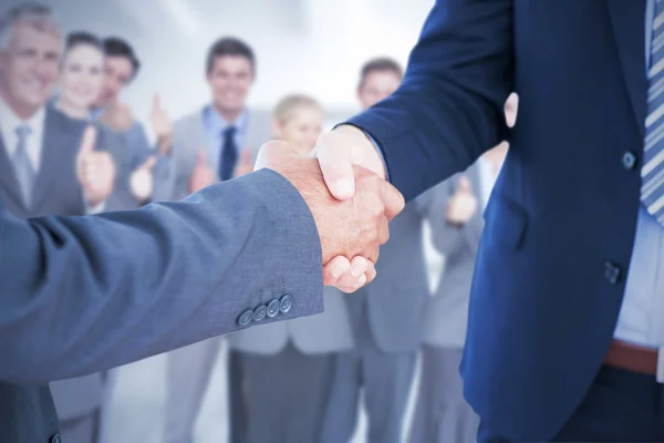 Businessmen shaking hands — Stock Photo, Image