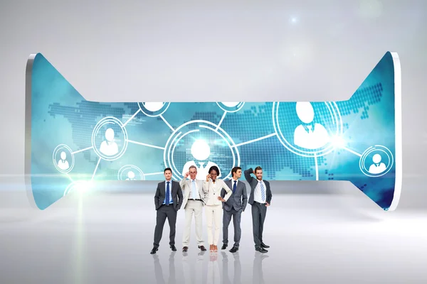 Composite image of business team — Stock Photo, Image