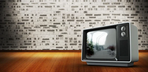 Composite image of retro tv — Stock Photo, Image