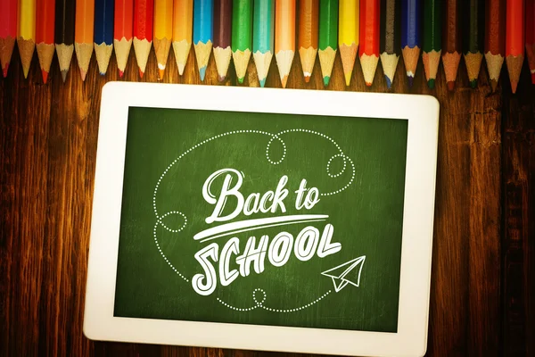 Composite image of back to school — Stock Photo, Image