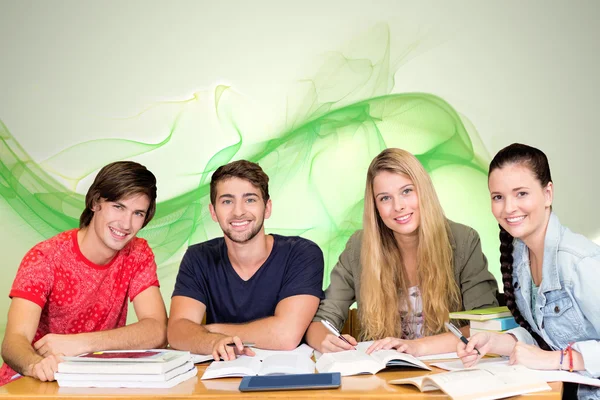 Young  students studying — Stock Photo, Image