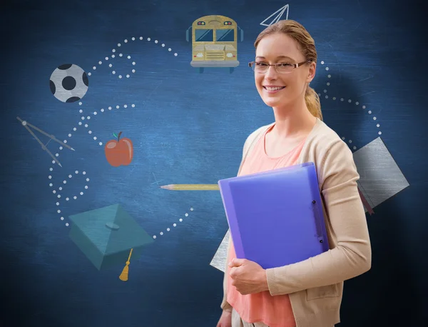 Composite image of teaching student — Stock Photo, Image