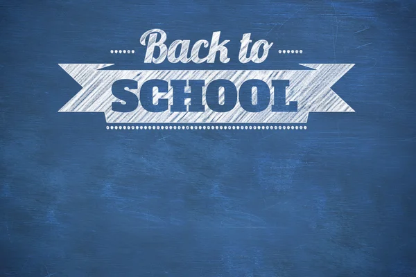 Composite image of back to school message — Stock Photo, Image
