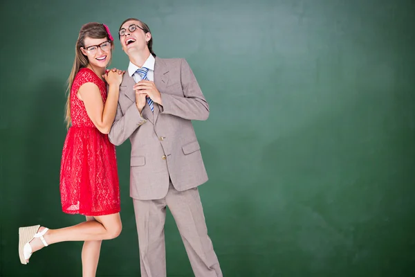 Casal se divertindo juntos — Fotografia de Stock