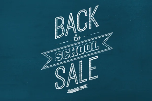 Composite image of back to school sale message — Stock Photo, Image