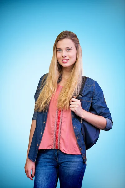 Student looking at camera — Stock Photo, Image