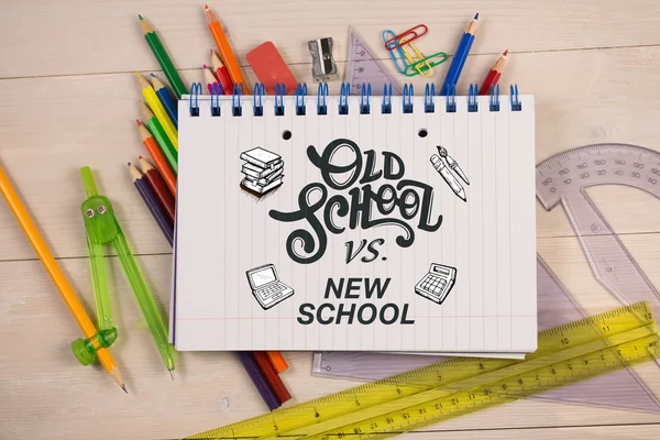 Samengestelde afbeelding van school doodles — Stockfoto