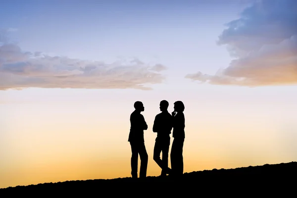 Business colleagues talking — Stock Photo, Image