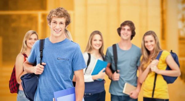 College students look into the camera — Stock Photo, Image