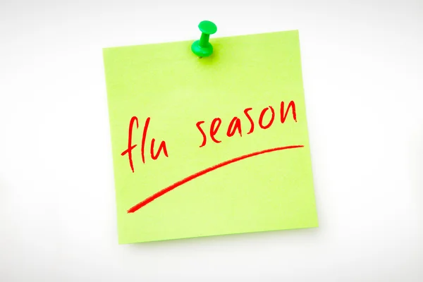 Složený obraz chřipkové sezóny — Stock fotografie