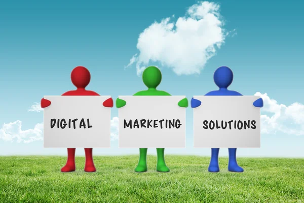 Soluciones de marketing digital —  Fotos de Stock