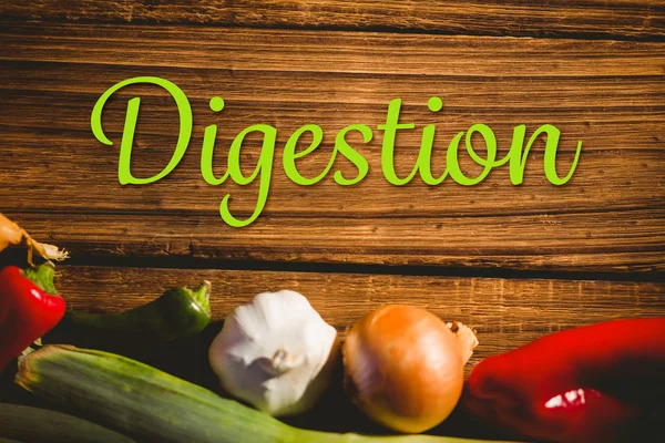 Composite image of digestion — Stock Photo, Image