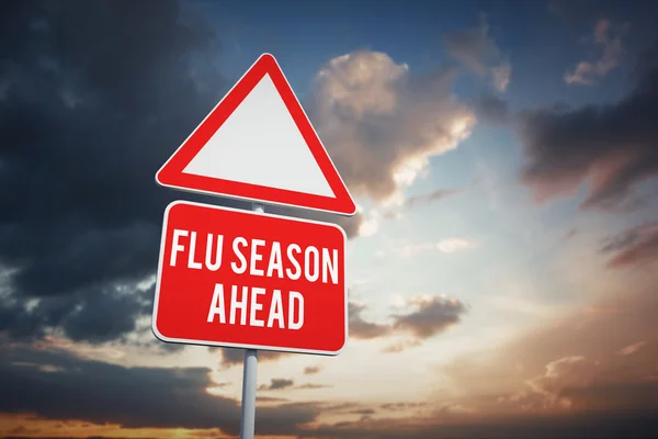 Composite image of flu season ahead — Stock Photo, Image