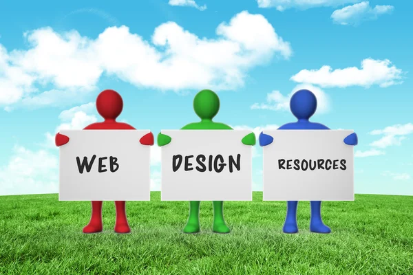 Webdesign-Ressourcen — Stockfoto