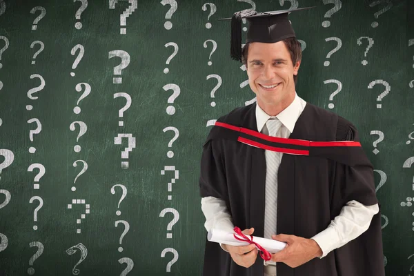 Man graduating from university — Stock Photo, Image