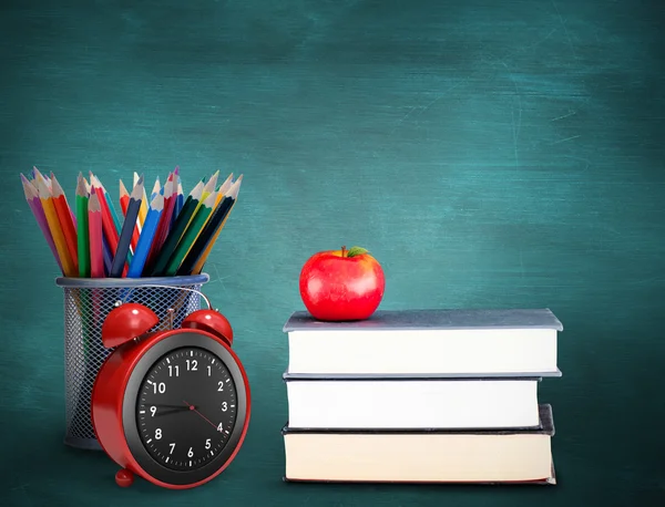 Composite image of school supplies — Stock Photo, Image