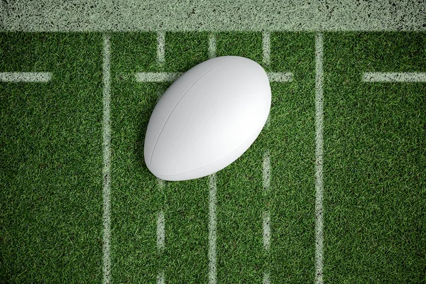 Złożony obraz rugby piłka — Zdjęcie stockowe