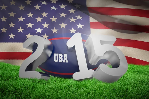 美国橄榄球联合会 2015年的复合图像 — 图库照片
