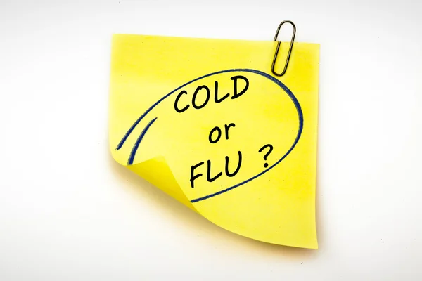 Zusammengesetztes Bild von Erkältung oder Grippe — Stockfoto