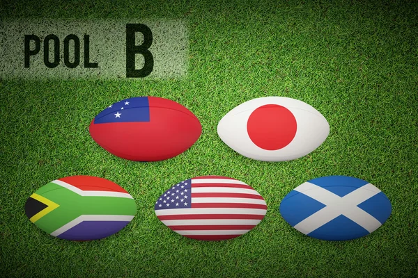 Rugby world cup poule b — Stockfoto