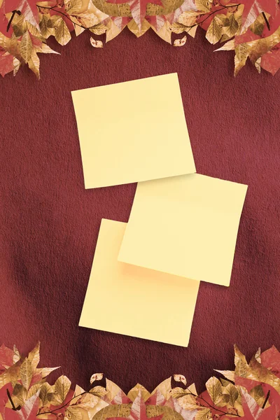 Composite image of sticky note — Stock Photo, Image