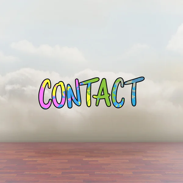 Composite image of contact — Stock Photo, Image