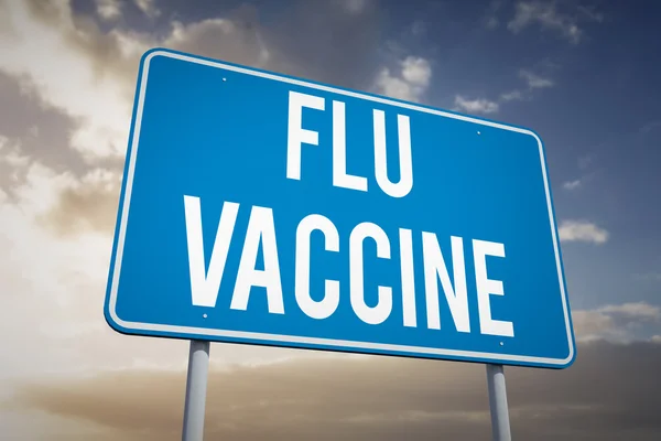 Composite image of flu vaccine — Stock Photo, Image