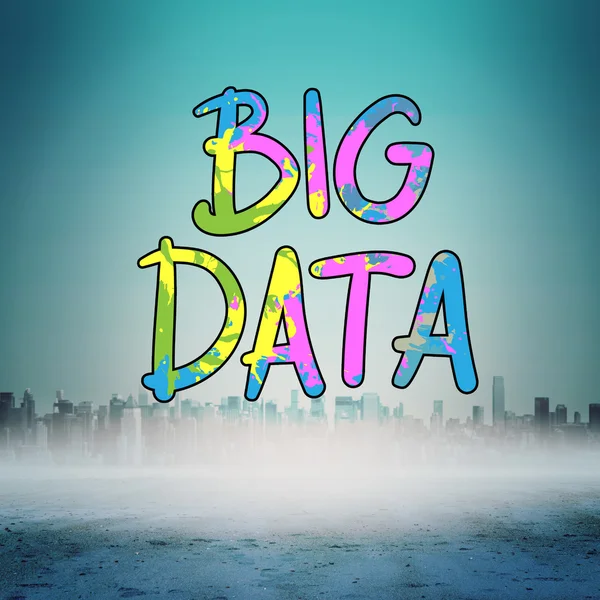 Immagine composita di big data — Foto Stock