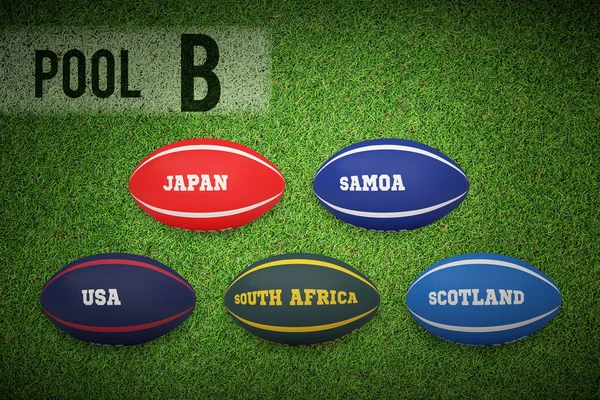 Rugby world cup poule b — Stockfoto