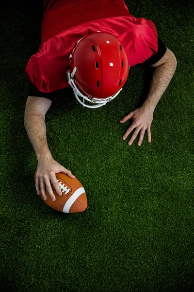 Football player trying to score — Stock Photo, Image