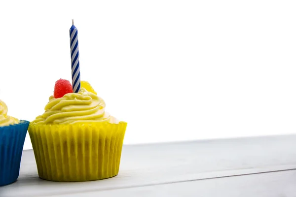 Delicious cupcake on a table — Stock Photo, Image