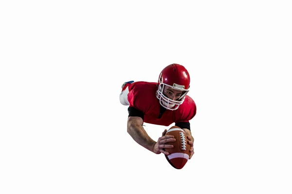 Player catching football — Stock Photo, Image