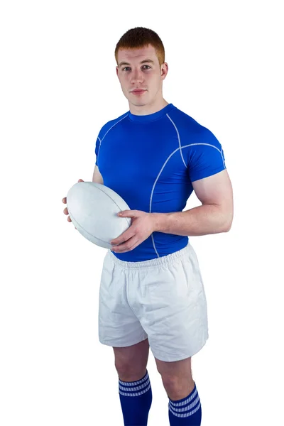 ラグビー ボールを保持しているラグビー選手 — ストック写真