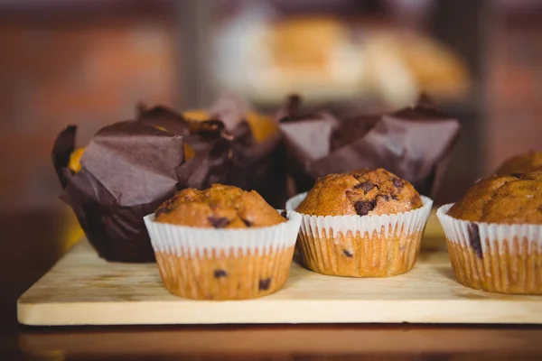 Magdalenas de chispas de chocolate —  Fotos de Stock